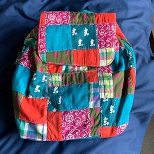 Disney Mickey Mouse Plaid Backpack